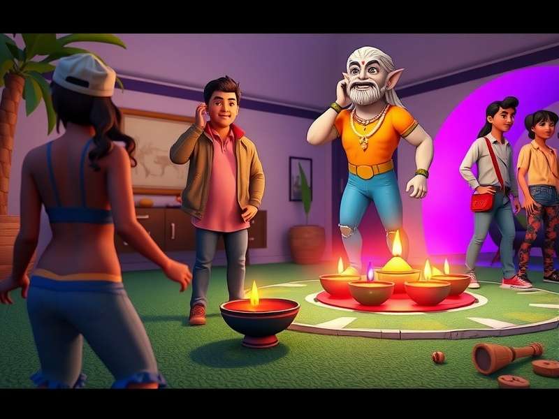 Avakin Campus Adventure Diwali Celebration